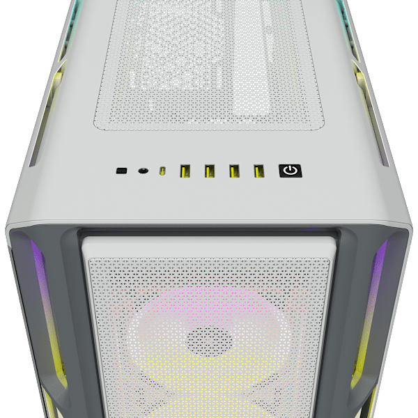 iCUE 5000T RGB Tempered Glass Mid-Tower ATX PC Case — White