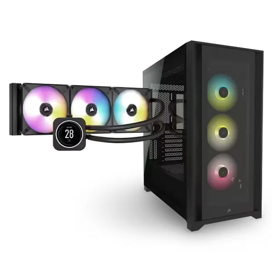 5000X RGB Case and H150i ELITE CPU Cooler
