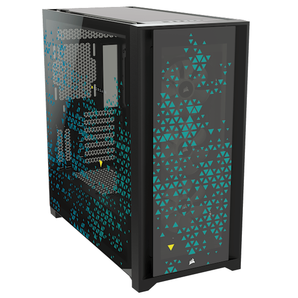 iCUE 5000X RGB SIGNATURE SERIES Mid-Tower Smart Case — Triptych