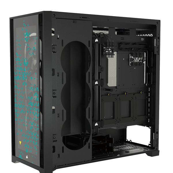 iCUE 5000X RGB SIGNATURE SERIES Mid-Tower Smart Case — Triptych