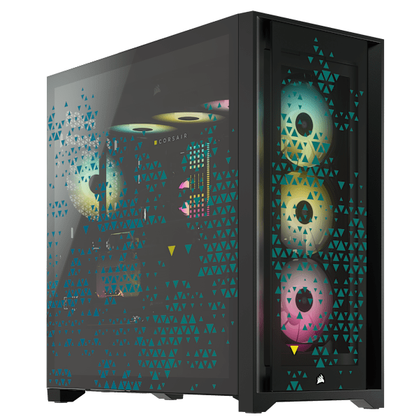 iCUE 5000X RGB SIGNATURE SERIES Mid-Tower Smart Case — Triptych