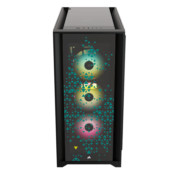 iCUE 5000X RGB SIGNATURE SERIES Mid-Tower Smart Case — Triptych