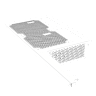 FRAME 4000D Replacement PSU Shroud, White