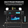 Multi Frame Pegboard Desk Organizer for Platform:4