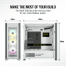 iCUE 7000X RGB Tempered Glass Full-Tower ATX PC Case — White