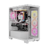 VENGEANCE a7500 Gaming PC - White: AMD Ryzen 5 9600X, GeForce RTX 5060, 16GB DDR5, 1TB M.2 SSD, Win11 Home