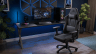 TC100 RELAXED Gaming Chair - Leatherette Black/Black