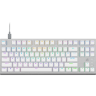 K60 PRO TKL RGB Tenkeyless Optical-Mechanical Gaming Keyboard - CORSAIR OPX Switch - White (NA)