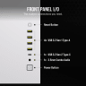 6500D AIRFLOW Mid-Tower Dual Chamber PC Case - White