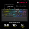 K60 RGB PRO SE Mechanical Gaming Keyboard — 100% CHERRY MV Mechanical Keyswitches — Black