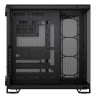 6500X Mid-Tower Dual Chamber PC Case - Black/Obsidian Aluminum
