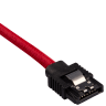 Premium Sleeved SATA 6Gbps 60cm Cable — Red