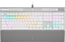 K70 PRO RGB Optical-Mechanical Gaming Keyboard with PBT DOUBLE SHOT PRO Keycaps — White