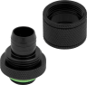 Hydro X Series XF Compression 10/13mm (3/8” / 1/2”) ID/OD Fitting Four Pack — Black