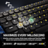 VANGUARD AIR 99 WIRELESS Optical-Mechanical Gaming Keyboard - Black