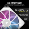 iCUE LINK RX140 RGB 140mm PWM Single Fan Expansion - White