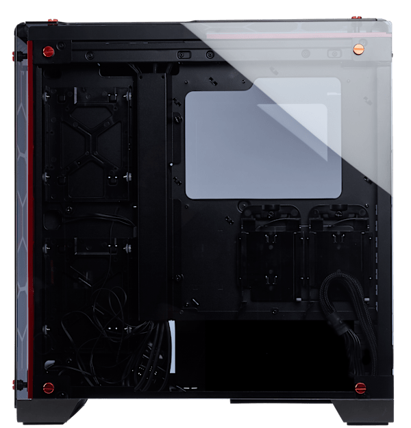 Crystal Series™ 570X RGB ATX Mid-Tower Case — Red