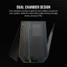 6500X Mid-Tower Dual Chamber PC Case - Black