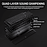 VANGUARD 96 Mechanical Gaming Keyboard, CORSAIR MLX Plasma