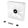 iCUE LINK QX140 RGB 140mm PWM PC Fan Expansion Kit - White