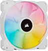 iCUE SP120 RGB ELITE Performance 120mm White PWM Fan — Single Pack