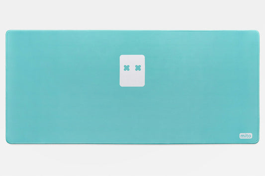 Drop + MiTo GMK Pixel Desk Mat - Cyan