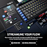 VANGUARD AIR 99 WIRELESS Optical-Mechanical Gaming Keyboard - Black