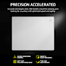 MM Glass Large Precision Gaming Mouse Pad - Gray