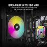 iCUE AF120 RGB SLIM 120mm PWM Fluid Dynamic Bearing Fan — Black Single Pack