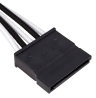 Premium Individually Sleeved PSU Cable Kit Pro Package, Type 4 (Generation 3) - White/Black