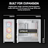 FRAME 5000D RS ARGB High-Airflow Mid-Tower PC Case - White