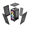 2000D RGB AIRFLOW Mini-ITX PC Case - Black