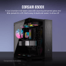 6500X Mid-Tower Dual Chamber PC Case - Black/Obsidian Aluminum