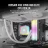 iCUE H150i RGB ELITE Liquid CPU Cooler - White