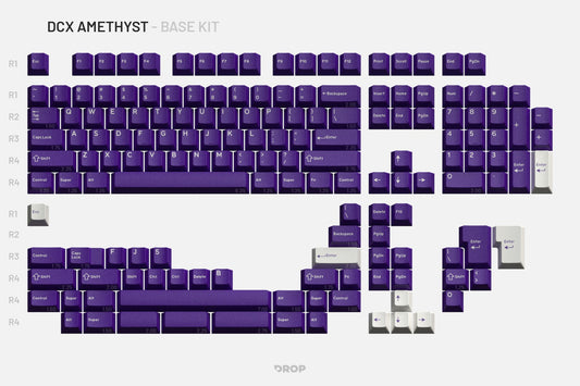 Drop DCX Amethyst Keycap Set