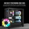 iCUE 5000D RGB AIRFLOW Mid-Tower Case, Black - 3x AF120 RGB ELITE Fans - iCUE Lighting Node PRO Controller - High-airflow Design