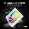 iCUE LINK LX140 RGB 140mm PWM Single Fan Expansion - White