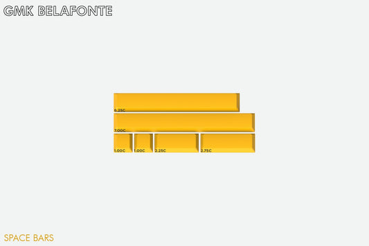 Drop + MiTo GMK Belafonte Custom Keycap Set - Spacebars Kit