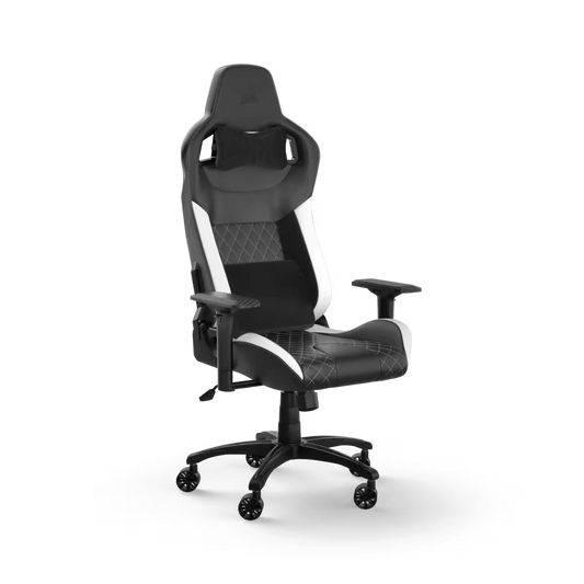 T1 RACE Gaming Chair - Black/White