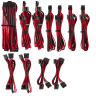 Premium Individually Sleeved PSU Cables Pro Kit Type 4 Gen 4 – Red/Black