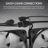 RS140 ARGB 140mm PWM Fans - Dual Pack - White