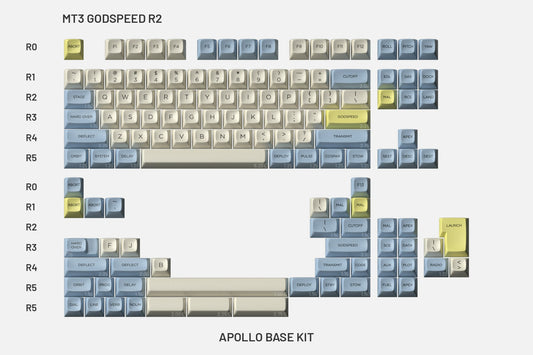 Drop + MiTo MT3 Godspeed R2 Keycap Set - Apollo Base Kit