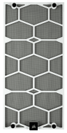 Crystal 570X Front Dust Filter, White