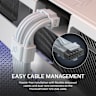 RM1000e ATX 3.1 Low-Noise ATX Power Supply with ThermalProtect 12V-2x6 Cable - White (AU)