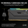 VENGEANCE RGB PRO SL 128GB (4x32GB) DDR4 DRAM Up To 3200MHz C16 Memory Kit – Black