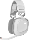 HS80 RGB WIRELESS Premium Gaming Headset with Spatial Audio — White