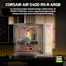 AIR 5400 RS-R ARGB Triple Chamber Mid-Tower PC Case - White