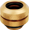 Hydro X Series XF Hardline 12mm OD Fitting Four Pack — Gold