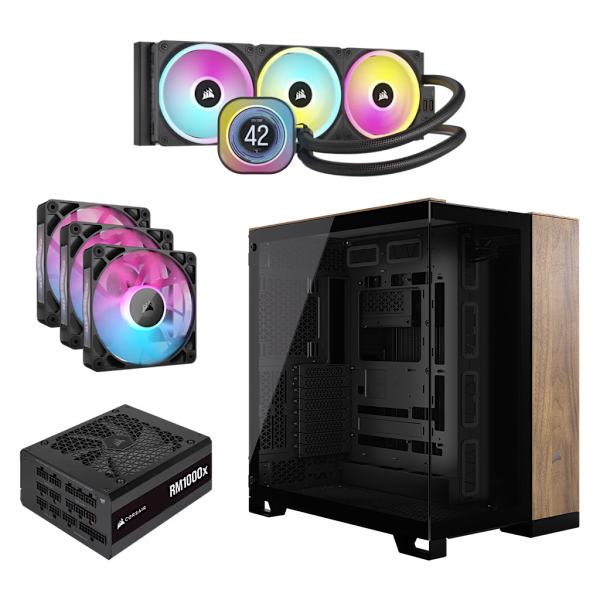 6500X Black/Walnut Wood All-in-One Bundle