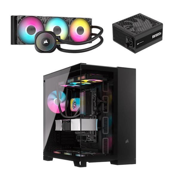6500X RGB TG Black All-in-One Bundle